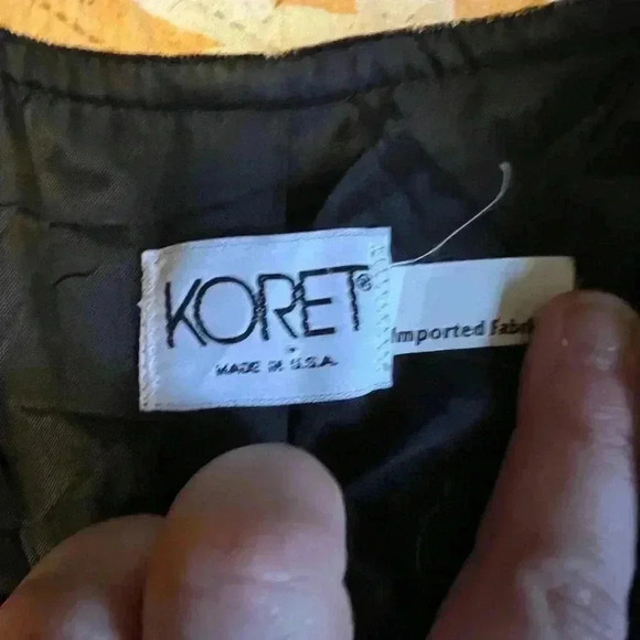 Vintage  Women’s Koret Black Velvet Jacket Size M/L - Picture 3 of 7